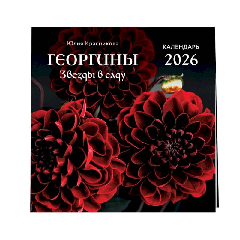 Георгины. Звезды в саду. Календарь настенный на 2026 год (300х300 мм) Георгины. Звезды в саду. Календарь настенный на 2026 год (300х300 мм)