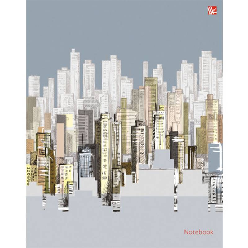 Книга для записей 64л,А5,Стильный город,ЕТИ56425 Книга для записей 64л,А5,Стильный город,ЕТИ56425