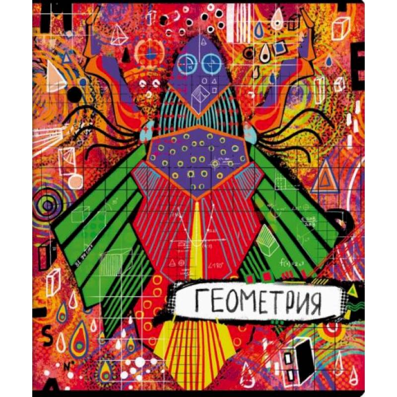 Тетрадь предметная Граффити. Геометрия, 48 листов Тетрадь предметная Граффити. Геометрия, 48 листов