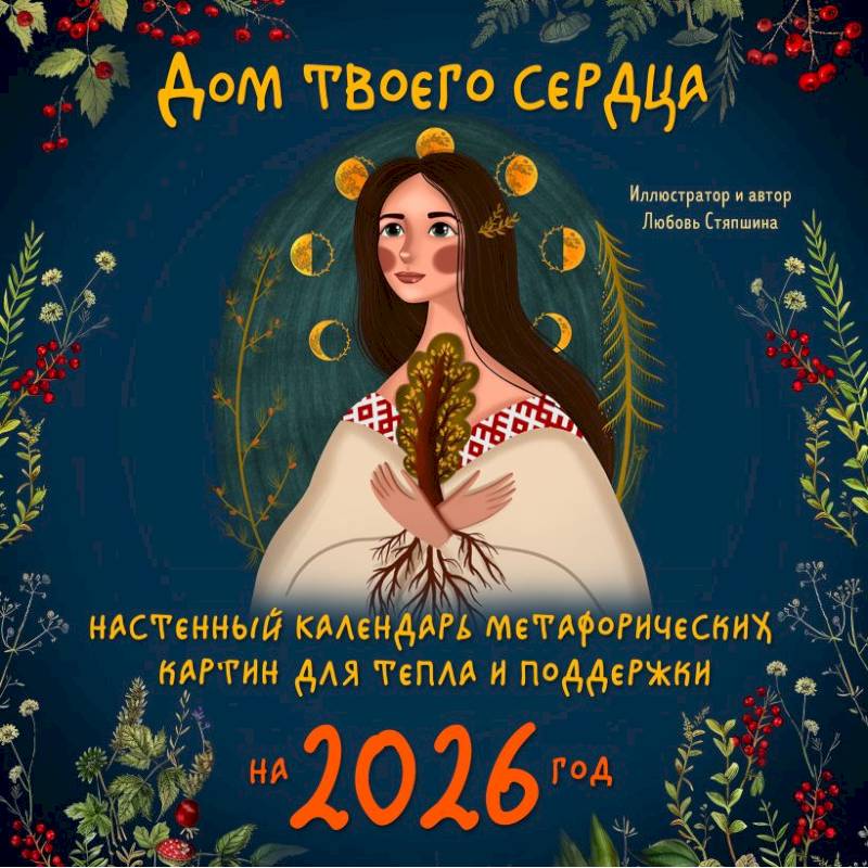 Дом твоего сердца. Настенный календарь метафорических картин для тепла и поддержки на 2026 год Дом твоего сердца. Настенный календарь метафорических картин для тепла и поддержки на 2026 год
