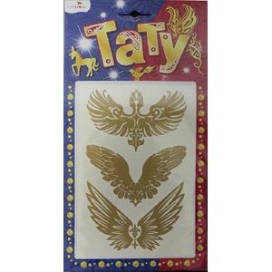 Стрекоза.Тату Золотые для девочек.Вид 5.BGA-1002Е