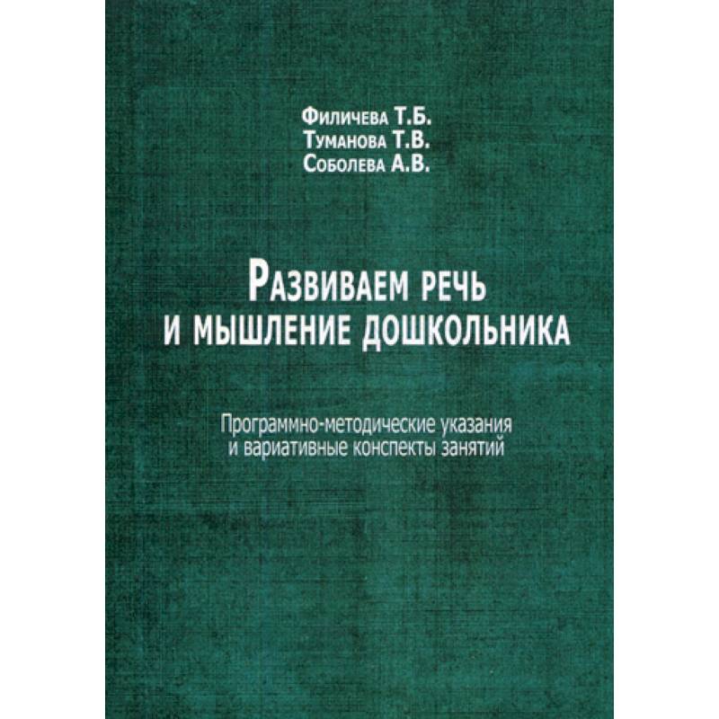 Развиваем речь и мышление дошкольника