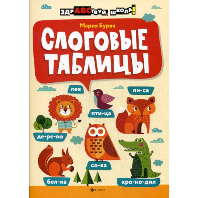 Слоговые таблицы Слоговые таблицы