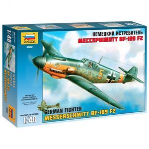 Самолет 'Мессершмитт BF-109 F2' (М:1/48) (4802П)