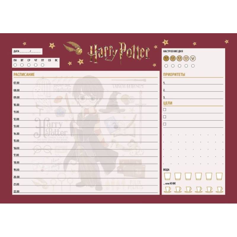 Планер настольный с отрывными листами. Гарри Поттер. Коллекция 'Cute kids' Планер настольный с отрывными листами. Гарри Поттер. Коллекция 'Cute kids'