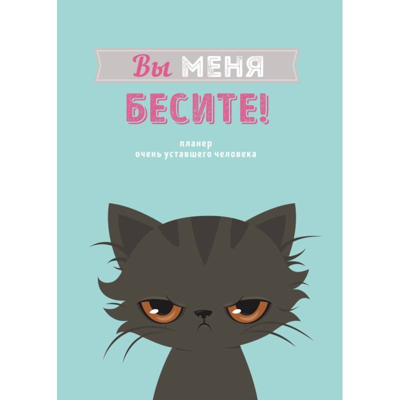 Блокнот-планер недатированный. Вы меня бесите! Блокнот-планер недатированный. Вы меня бесите!