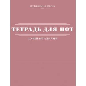 Тетрадь для нот со шпаргалками Тетрадь для нот со шпаргалками