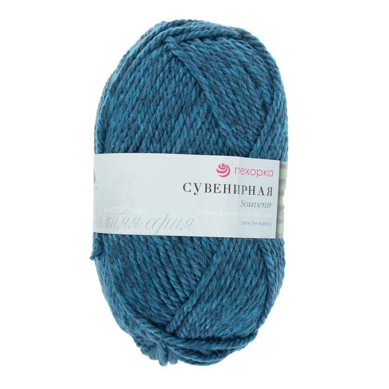 Сувенирная. Цвет 763-Меланж. морская волна. 5x200 г Сувенирная. Цвет 763-Меланж. морская волна. 5x200 г