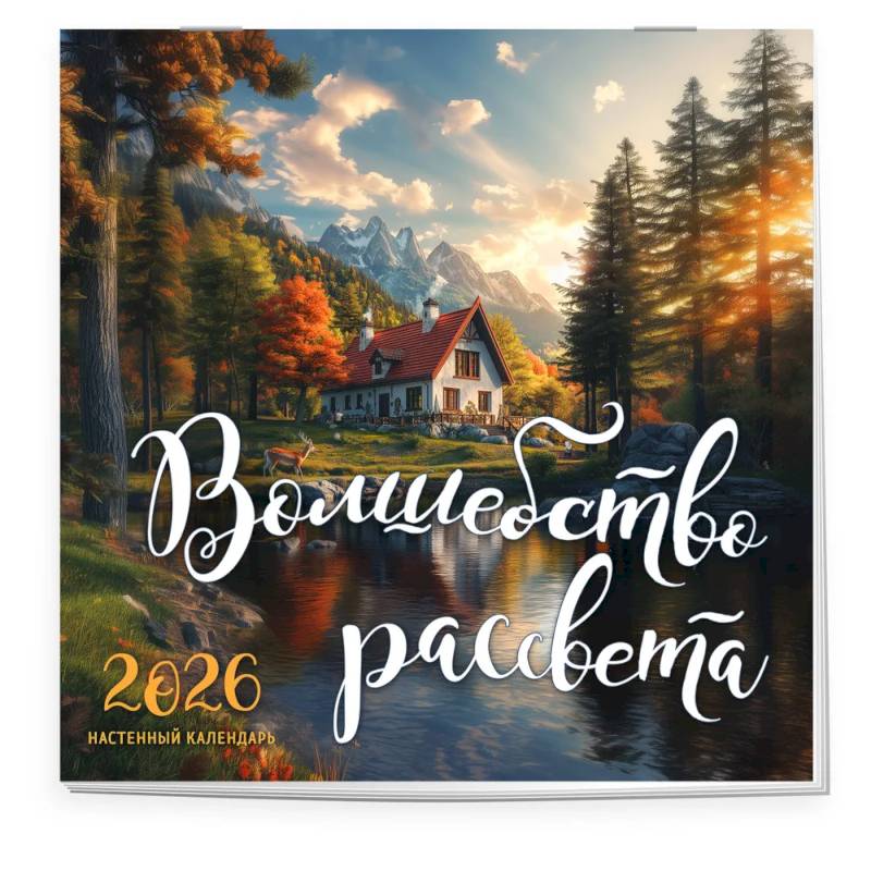 Волшебство рассвета. Календарь настенный на 2026 год (300х300 мм) Волшебство рассвета. Календарь настенный на 2026 год (300х300 мм)