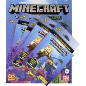 Набор альбом и 4 блистера с наклейками 'MINECRAFT' (4627181218305) Набор альбом и 4 блистера с наклейками 'MINECRAFT' (4627181218305)
