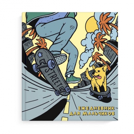 Другое, книга Ежедневник для мальчиков 'Скейтбордисты' заказать