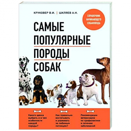 Породы собак, книга Самые популярные породы собак заказать