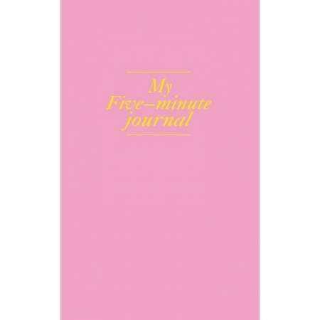 Календари, ежедневники, книга My 5 minute journal. Дневник, меняющий жизнь (твёрдая обложка, кремовая бумага, ляссе, розовая) заказать