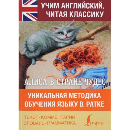 Чтение на английском языке, книга Алиса в стране чудес. Уникальная методика заказать