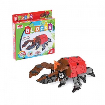 Конструктор 3D «Жук-Носорог», 108 деталей Конструктор 3D «Жук-Носорог», 108 деталей