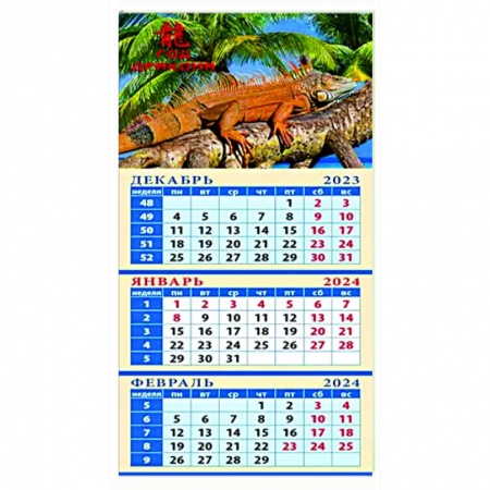 Календарь на 2024 год Год дракона