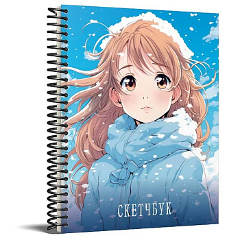 Новогодний скетчбук. Аниме Новогодний скетчбук. Аниме