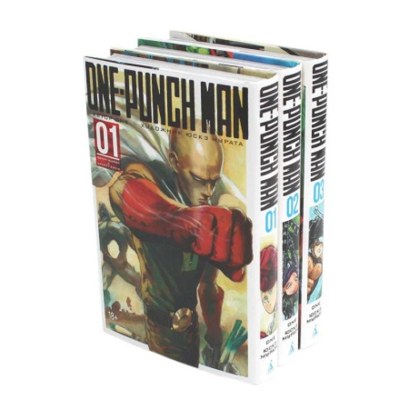 Комиксы. Манга, книга One-Punch Man 1-3: манга (комплект из 3-х книг) заказать