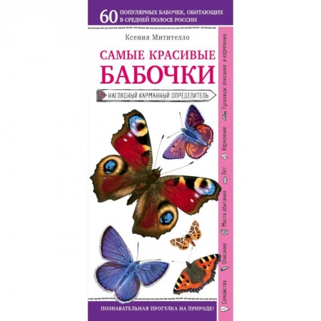 Биологические науки, книга Бабочки. Наглядный карманный определитель заказать