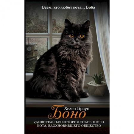 Зарубежная современная проза, книга Боно. Удивительная история спасенного кота, вдохновившего общество заказать