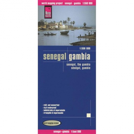 Книги, книга Сенегал. Гамбия. Карта. Senegal, Gambia 1: 550000 заказать