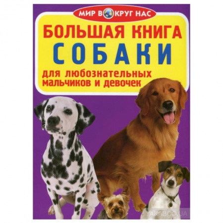 Животный и растительный мир, книга Большая книга. Собаки. Для любознательных мальчиков и девочек заказать