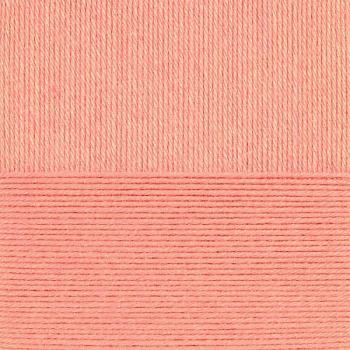 Детский каприз тёплый. Цвет 1125-Розовый коралл. 10х50 г