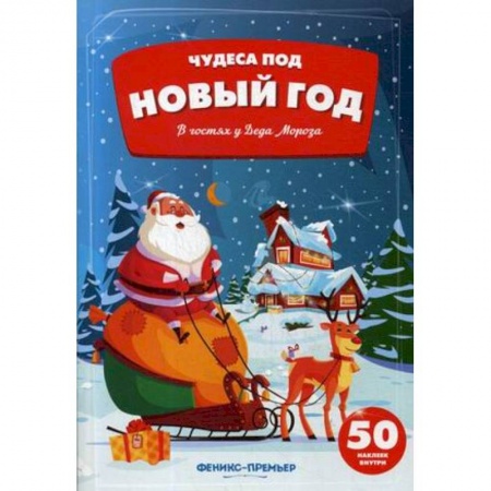 Книжки с наклейками, книга В гостях у Деда Мороза. Книжка с наклейками (50 наклеек) заказать