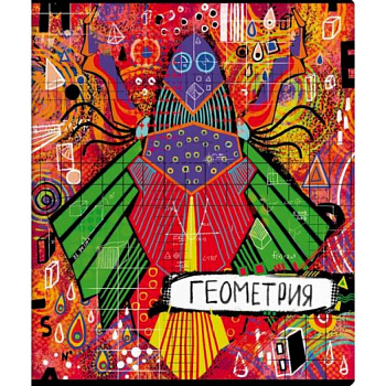 Тетрадь предметная Граффити. Геометрия, 48 листов Тетрадь предметная Граффити. Геометрия, 48 листов