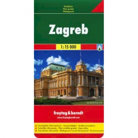 Книги, книга Загреб. Карта. Zagreb 1:15 000 заказать