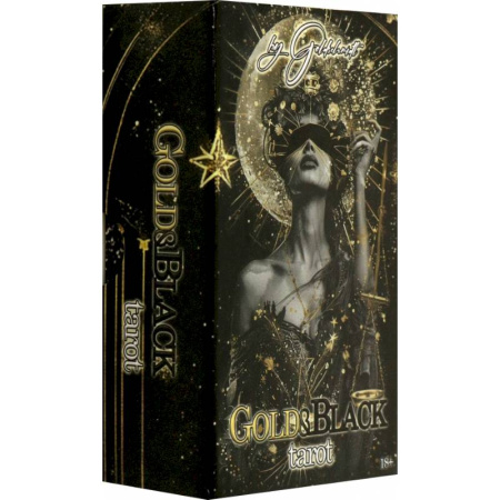 Гадание по картам Таро, книга Таро Gold & Black, 78 карт заказать