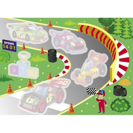 Водные раскраски, книга Гонки. Многоразовые водные раскраски заказать