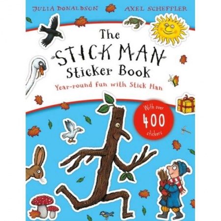 Английский язык, книга Stick Man Sticker Book заказать