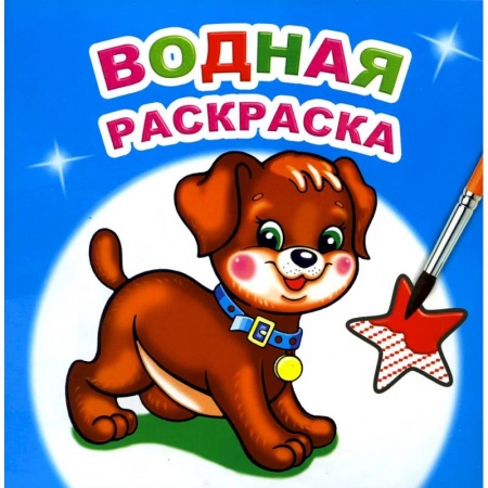 Водные раскраски, книга Водная раскраска. Милый щенок заказать