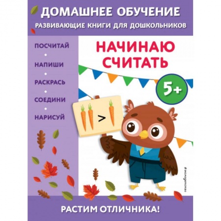Книги для дошкольников (4-6 лет), книга Начинаю считать: для детей от 5 лет заказать