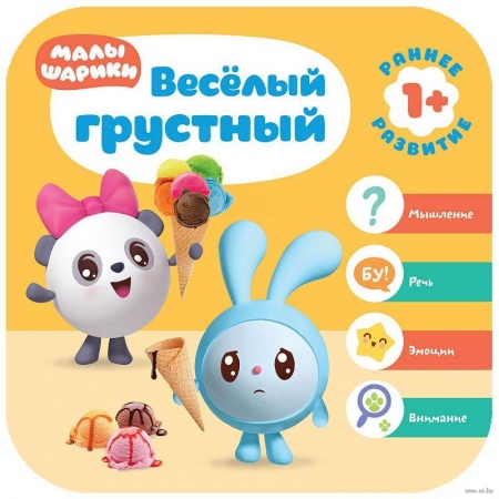 Знакомство с миром, развитие малыша, книга Весёлый-грустный заказать