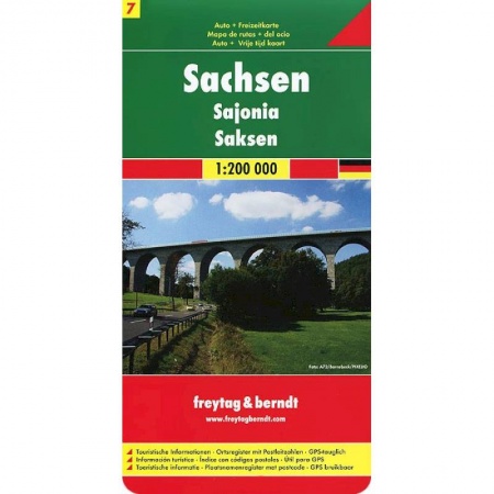 Книги, книга Саксония. Карта. Saxony. Sachsen 1:200 000 заказать