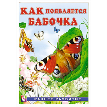 Знакомство с миром, развитие малыша, книга Как появляется бабочка заказать