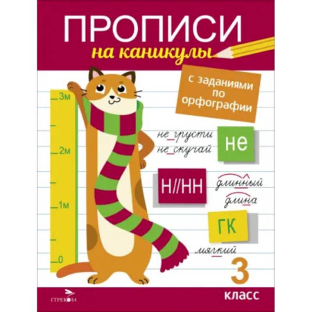 Русский язык. Правила и упражнения, книга Прописи на каникулы с заданиями по орфографии. 3 класс заказать