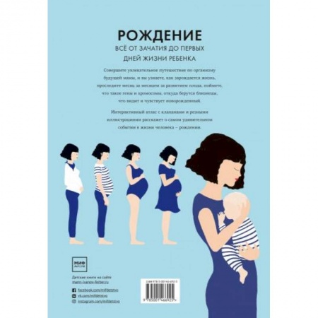 Человек. Земля. Вселенная, книга Рождение. Интерактивный атлас с клапанами и резными иллюстрациями заказать