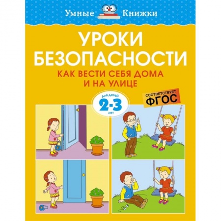 Книги для дошкольников (4-6 лет), книга Уроки безопасности. Как вести себя дома и на улице заказать