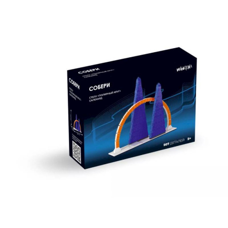 Поделки, мастерилки, книга Собери стелу.  Полярный круг. Салехард. Конструктор. (507 детелей + инструкция) заказать