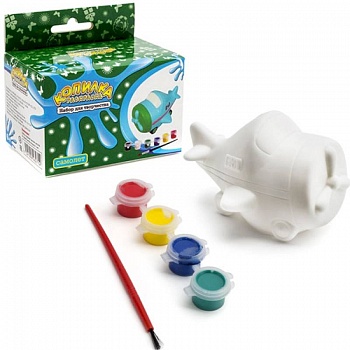 Копилка-раскраска 'Самолетик' (DIY016)