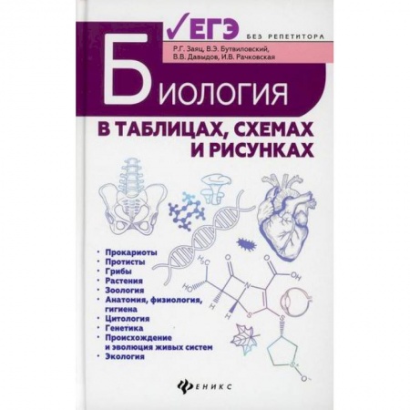 Биология, книга Биология в таблицах, схемах и рисунках заказать