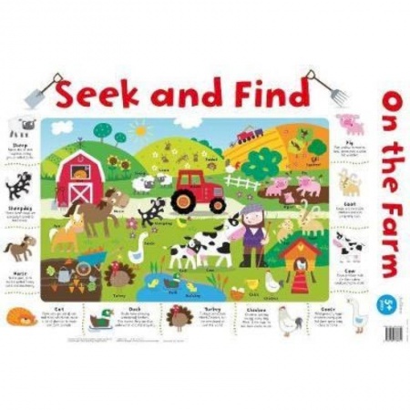 Чтение на английском языке, книга Seek and Find: On the Farm заказать