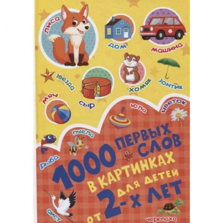 Знакомство с миром, развитие малыша, книга 1000 первых слов в картинках заказать