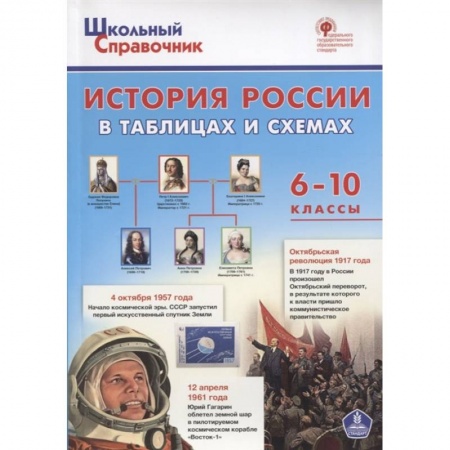 История, книга История России в таблицах и схемах 6-10кл заказать