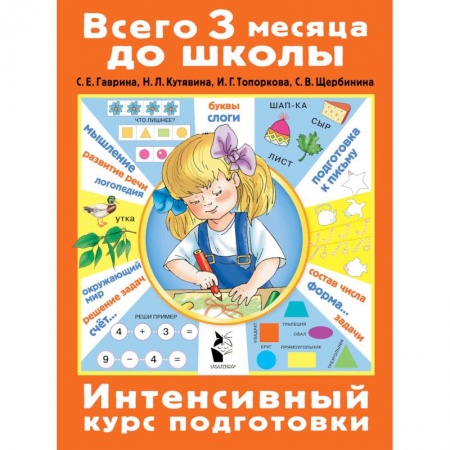 Общая подготовка к школе, книга Интенсивный курс подготовки заказать