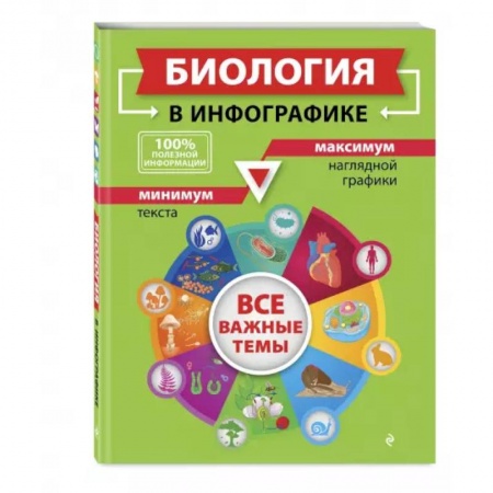 Биология, книга Биология в инфографике заказать