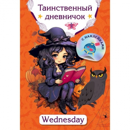Альбомы, анкеты, дневнички, книга Таинственный дневничок. Wednesday заказать